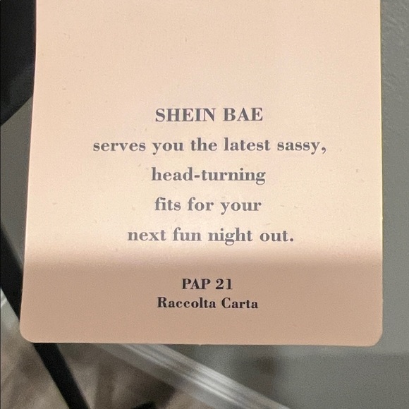 SHEIN BAE Elegant Black and Red Top - Picture 3 of 5